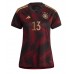 Billige Tyskland Thomas Muller #13 Udebane Fodboldtrøjer Dame VM 2022 Kortærmet